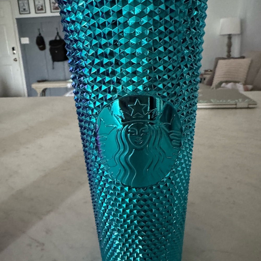 Starbucks Turquoise Textured Tumbler